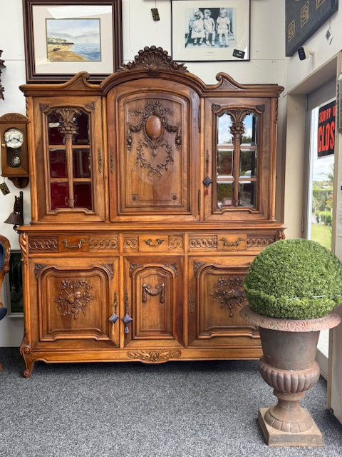 Stunning French Louis XIII WALNUT Antique Sideboard