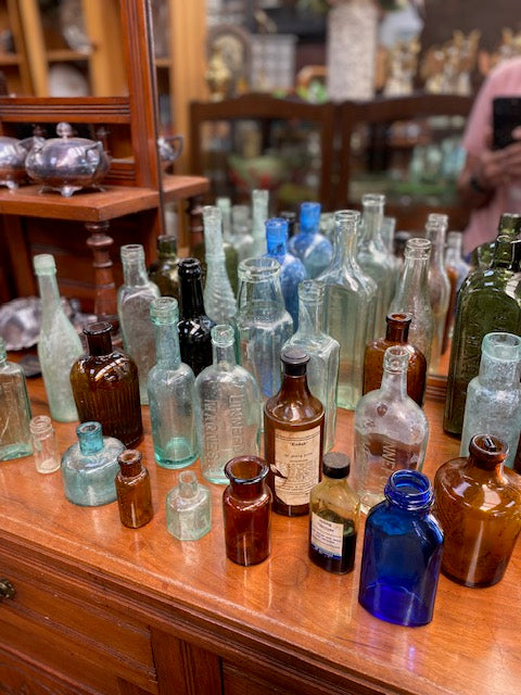 Antique and Vintage Chemist Pharmacist bottles