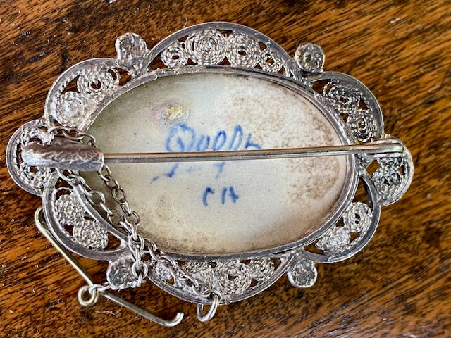 2 Sweet Delft Brooches