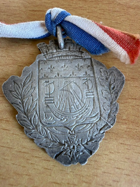 4 Various Medals Coronation, French Military, Commemorative and 75 Port Bonneau Medals