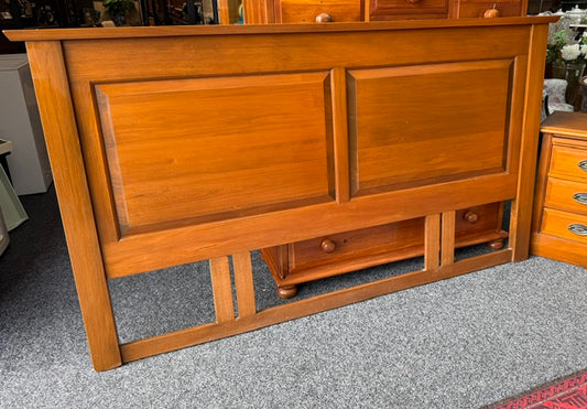 Solid Rimu Super King Headboard made by Timber shades