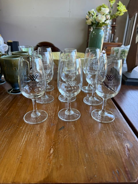 9x Wairarapa Wine Tasting Glasses
