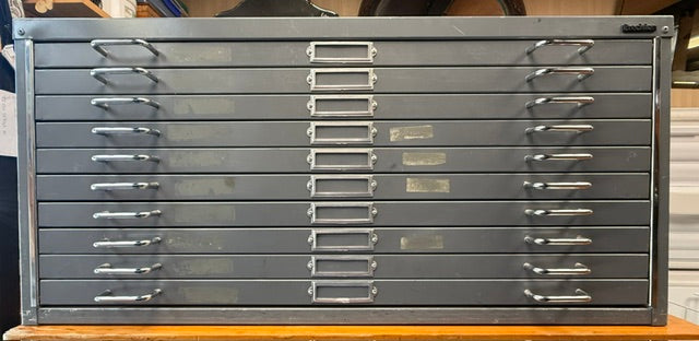 Vintage A1 10 Drawer Architects planner