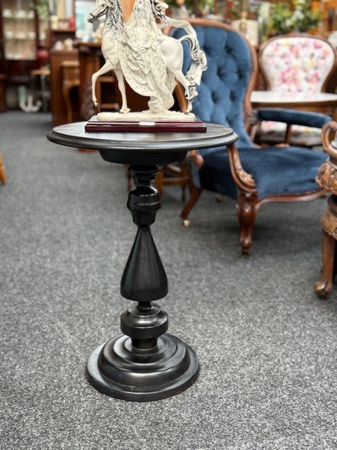 Black Painted Kauri Side Wine Table