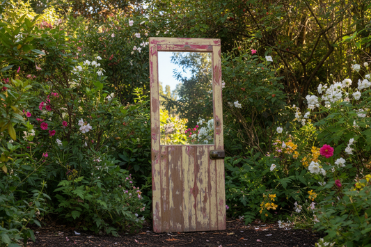 Super Cool Rustic Door Mirror A Must See 1940 x 750