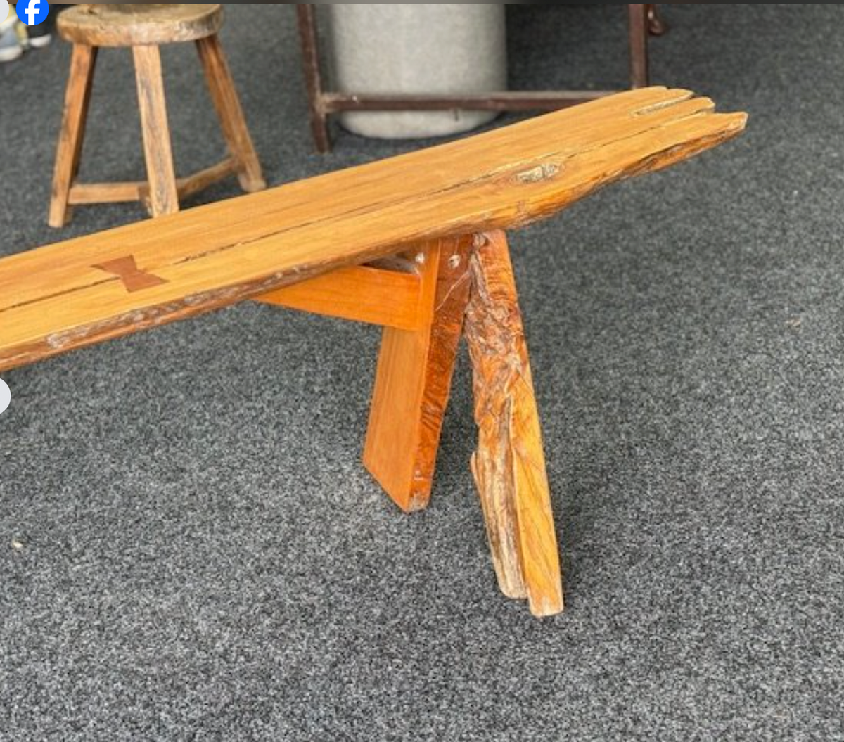 Super Cool Rustic Totara Room Bench seat or low table