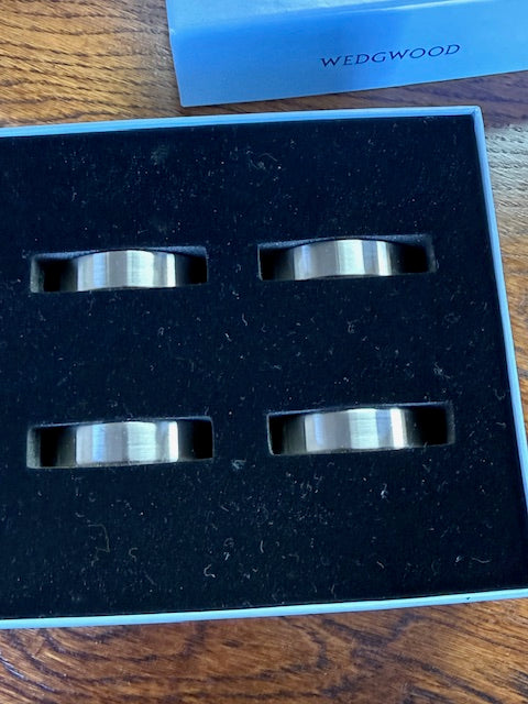 Vintage Wedgwood Serviette Rings x4-near new