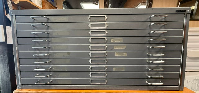 Vintage A1 10 Drawer Architects planner