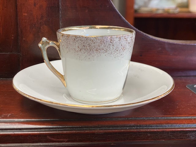 Made in England Cup and Saucer of a Hawaiian Woman