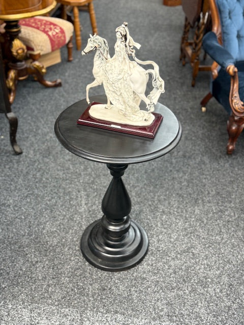 Black Painted Kauri Side Wine Table