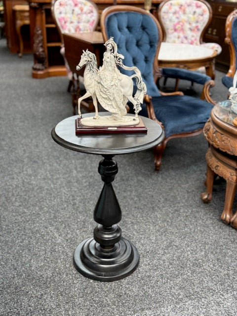 Black Painted Kauri Side Wine Table