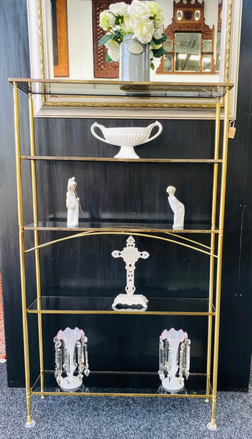 Solid Brass display Cabinet
