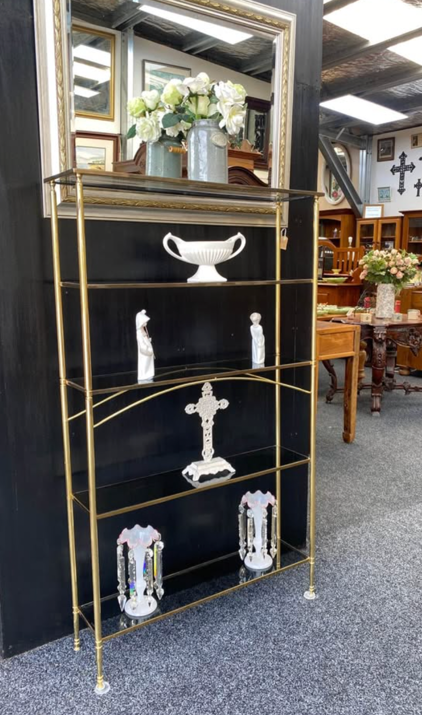 Solid Brass display Cabinet